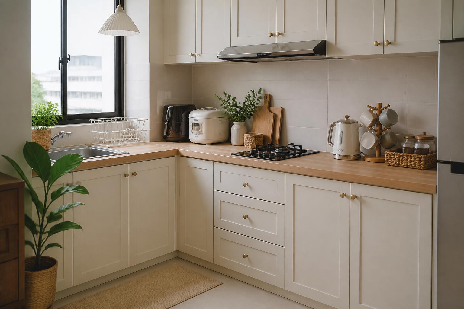 Cara Cat Kabinet Dapur Sendiri: 8 Langkah untuk Hasil Kemas