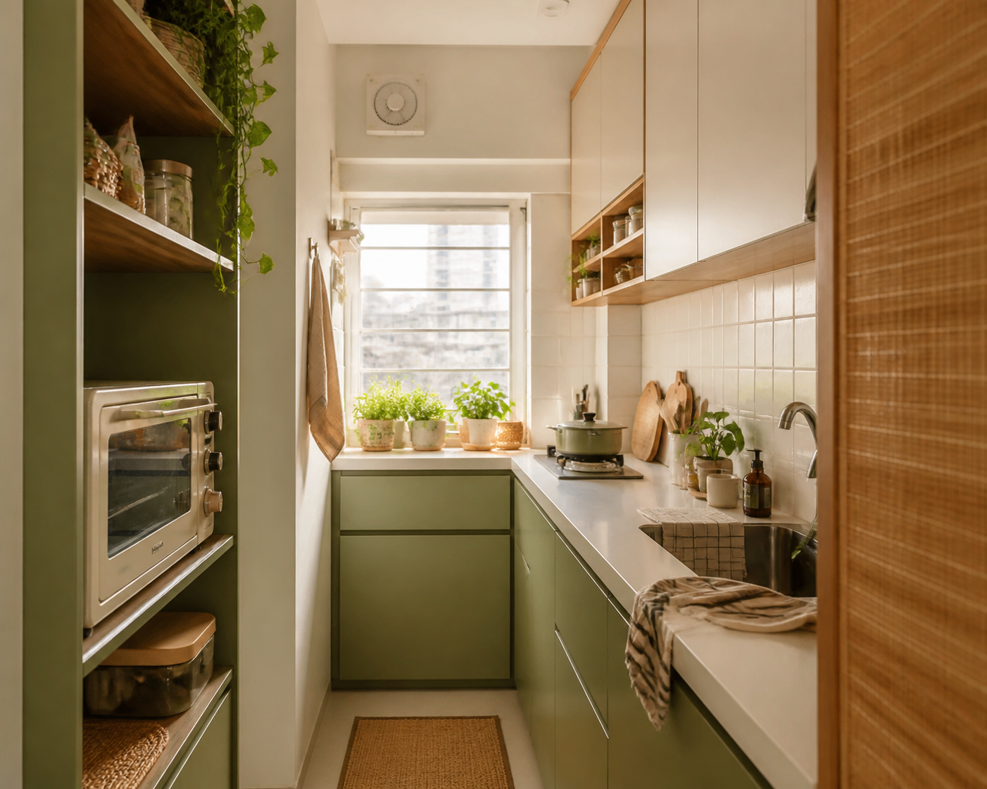 Warna Cat Dapur: 8 Pilihan Cerah, Kemas dan Hangat